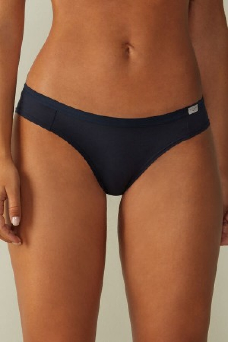 Intimissimi Katoenen Panties Blauw | EBEHC59751